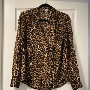 Leopard Print Blouse